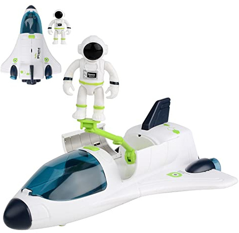 LICHENGTAI Jouets Aéronautiques et Spatiaux, Ensemble de Construction de Vaisseau Spatial Fusée Spatiale Jouets de Bateau, Astronaute Jeu de RôLe Jouets Spatial Garçon et Fille 3 à 12 Ans