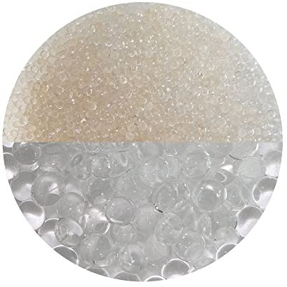 trendfinding 500 g de Cristal granulado para Almacenamiento de Agua, tamaño de Grano 3,5 – 4 mm, decoración para Flores y Plantas, Muy Resistente, versátil