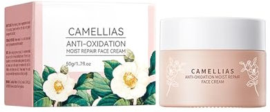 Gesichtscreme Mit Kamelienextrakt, Straffende Feuchtigkeitscreme, Camellia Antioxidant Repair Cream, Schnell Einziehende Hautcreme, Macht Die Haut Weich, Feucht Und Glänzend, 50g