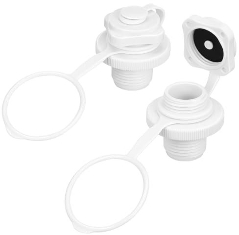 POPETPOP Aufblasbares Boot Ventilkappen Luftventile Für Schlauchboote 2 Stück Spiral-luftventile Für Boote Stecker Für Schlauchboote Luftventile Luftmatratzenventil Kajak-zubehör