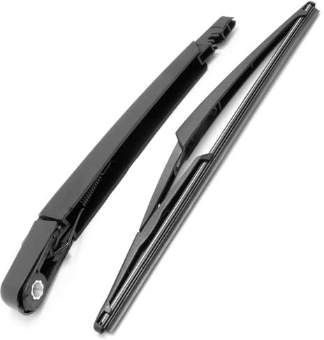JUUDDENPARTS Rear Windscreen Wiper and Blades Arm Set, Rear Wiper Arm, Replacement for Nissan Qashqai J10 J11 2006-2019, Replacement for Dualis J10 2006-2013