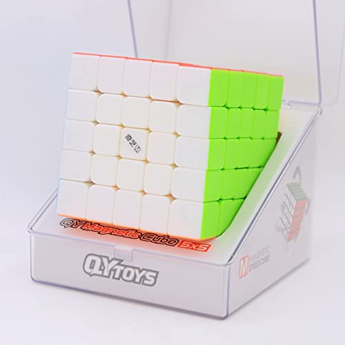 Bukefuno QY Toys MS-serien 5 x 5 magnetisk hastighets-pusselkub utan dekal QY MS 5 x 5 x 5 M Mofangge Speed Cube