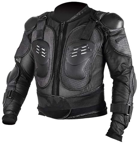 YC Yier Kids Youth Motorcycle Body Armor Protective Jacket Armour Motocross Riding Gear Racing ATV Pit Dirt Bike Armor (XX-Small, Polyester Blend)