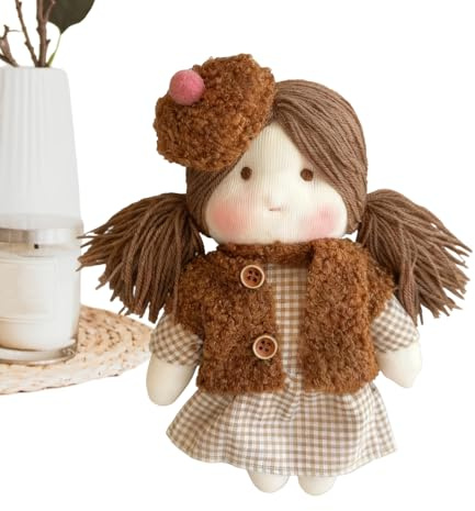 yupeuooe Fille en Coton,Jouets Doux Réconfortants | Peluche Douce Compagnon | pour Adolescents Adultes Chambre Bureau Voiture Canapé Lit Temps De Jeu Heure du Coucher Anniversaire