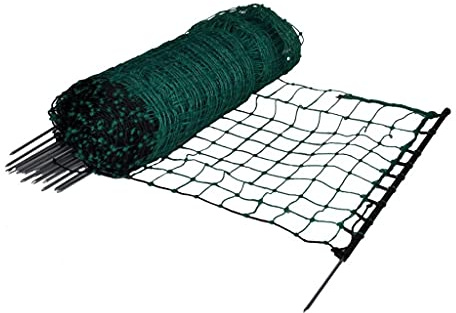 Euronetz Kaninchennetz/Kaninchenzaun - 50 m / 65 cm mit Einzelspitze (grün)
