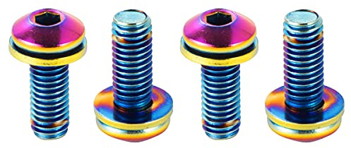 CNCLOL Flaschenhalter Schrauben，M5 Flaschenhalterschrauben，Regenbogen