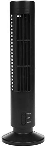 Prevessel Tower Fan, Portable Cooling Fan Quiet Vertical Bladeless Fan USB Desktop Air Conditioner for Home Office Room