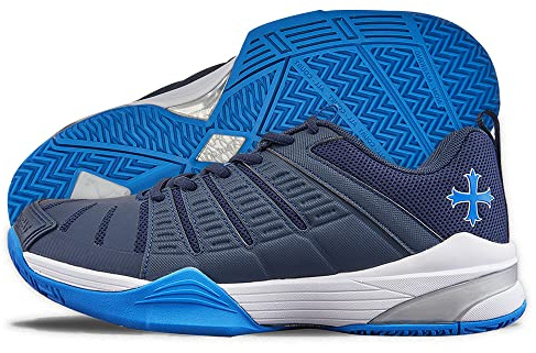 Teuton AC1- All Court - Versatile Sports Shoes for Squash, Tennis, Padel, Pickleball, Handball - Ideal for Hard Surfaces, Synthetic Courts, and Sand Play.