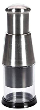 Cortador de ajos, prensa de ajos, cortador de ajos, cortador de ajos, trituradora de ajos, práctico utensilio de cocina adecuado para picar ajos, cortar pimientos (5 unidades)