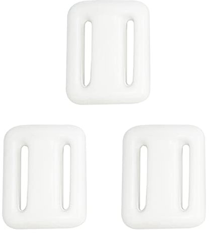 Censous 3 x Tauchgewichte für Taucher, Taucher, Bleigewichte, beschichtet, Tauchgewichte, weiß