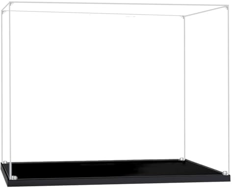 Vitrine avec Lego 4184 Vitrine en Acrylique, Compatible avec Le Modèle Blocs Construction du Bateau Pirate 4184 Black Pearl,Boîte Présentation Antipoussière (Modèle Non Inclus)(3MM)