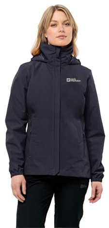 Jack Wolfskin Damen Stormy Point 2l Jkt W, Graphite, M EU