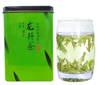 Premium Kinesiskt Grönt Te Longjing Te 100g / 3,52oz West Lake Grönt Te, Njut Av Naturlig Smak