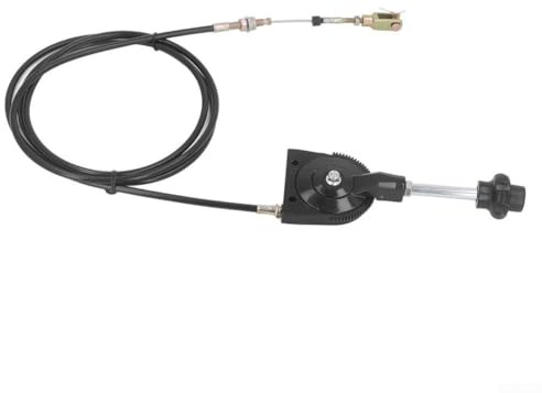 Zilimontt Cavo del regolatore dell'acceleratore del motore dell'escavatore 2.5m di ricambio resistente per EX230 guaina dell'unità di elaborazione con controllo manuale del giunto inossidabile facile