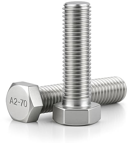 Sechskantschrauben M10x30mm DIN 933 Edelstahl V2A Vollgewinde 25 Stück