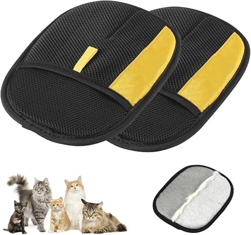 SFYLACTRON Softpet Guantes Quitapelos,Guante Quitapelos para Perros Y Gatos,Elimina Pelo De Ropa,Sofás, Alfombras Y Mantas,Limpieza Fácil Y Sin Adhesivos