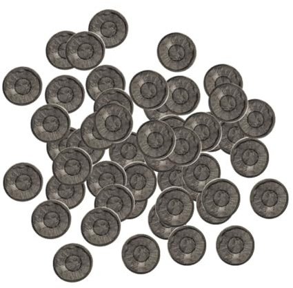 Uposao 50Pcs Bloc De Sol De Semis, Plateau De Semis Bloc De Nutrition, Pastilles De Tourbe pour Culture De Plantes Disques en Fibre De Sol pour La Culture De Plantes De Jardinage