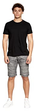 Crosshatch Short cargo et jean décontracté pour homme - Durable et polyvalent - Longueur genou d'été avec poches fonctionnelles, Winston-dk Gry, 34W