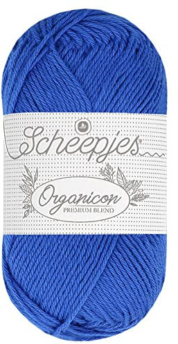 Scheepjes - Scheepjes 252 Blau Orchidee Organicon Garn - 1x50g