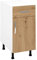 HOGAR24 ES - Mueble Bajo de Cocina Cajon + Puerta Color Roble Albar, Medidas: 85 x 40 x 58 cm