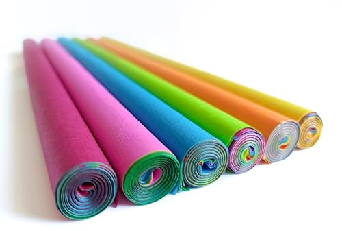 Interdruk Lot de 60 feuilles de papier de soie lisse - Format A3 (42 x 29,7 cm) - 10 couleurs intenses