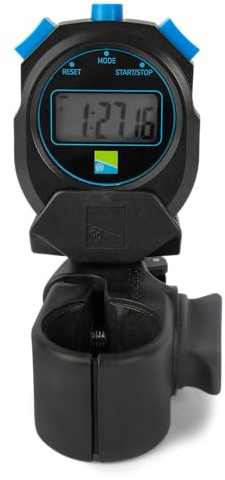 Preston Innovations Offbox Seatbox Stopwatch, Function to Time Casts, Clock Function, 36mm Snaplok knuckle, 30mm Insert, Code P0110104.