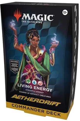 Magic: The Gathering Ätherdrift Commander-Deck – Lebendige Energie (Englische Version)