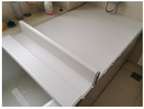 Spa Skalierbare Isolierplatte, Badewannenabdeckung, staubdicht, für Milchbäder, 1 cm Dicke, 140 x 70 cm, 10 kg Kugellager