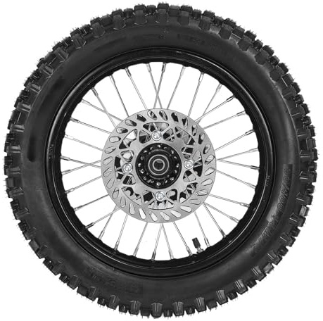 Enhanced Rear Wheel Tire Assembly 90/100-14 14in Direct Replacement Dirt Bike Shaft Brake Rotor Sprocket Smoother Ride Tao Kayo TSD（Shipping with gas）