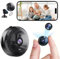 DVONE Mini Caméra Espion, WiFi 1080P HD Mini Caméra de Surveillance Interieur/Extérieur sans Fil avec Audio et Vidéo, avec Enregistrement Longue Batteries, pour l'extérieur/intérieur
