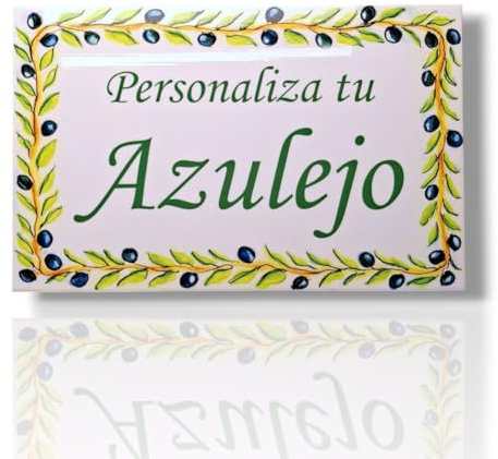 Piastrella in ceramica personalizzata 20 x 30 cm, finitura bianca lucida, adatta per cucina, casa, esterno. Regalo originale. Targa decorativa personalizzata per casa, ufficio, azienda