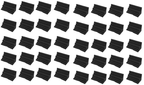 Aonukpdy Schiuma di Assorbimento Acustico Dello Studio del Pannello Acustico Della Trappola Dei 40 Pezzi del Blocco Acustico 12 X 12 X 24cm