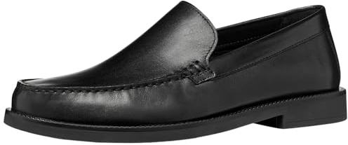 Geox Uomo U RECANATI A Moccasin, Nero, 45 EU