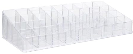 SHERCHPRY Porta Rossetto Organizer Multipla Delicato Espositore per Rossetti Accessorio da Scrivania e Cassettiera Pratico e Resistente