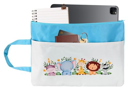 Imperméable pour organisateur de fichier – sac à documents avec fermeture éclair, porte rapports de grossesse | pour documents A4, cartes d'identité, collecteurs, femmes, pères, voyages, voyages