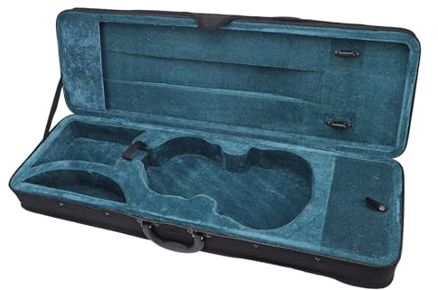 Dioche Box Violin Box Estuche para Violín de Tamaño 3/4, Liviano, Duradero, Multifuncional, Rígido, Adecuado para Violines Clásicos y Eléctricos, Fácil de Transportar, Ideal para Violín de Viaje