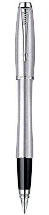 Parker Urban Metallic Chrome Trim Medium Nib Fountain Pen - Gift Boxed