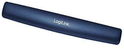 LogiLink - ID0045 - Tastatur Handgelenkstütze - Blau, 40 x 6 x 15 cm