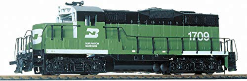 Walthers Trainline EMD GP9M-Standard DC-Burlington Northern #1709 (Green, White) 931-101 HO Scale Model Railroad - Locomotive Model
