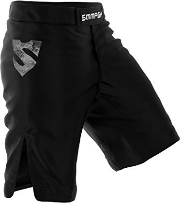 SMMASH MMA Shorts Herren Thaibox Muay Thai Hose Boxhose Sporthose Trainingsshorts Atmungsaktiv Kletterverschluss Abriebfest