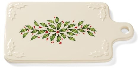 Lenox 890760 Holiday Porcelain Cheeseboard, Christmas Hosting