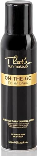 That'So On The Go Extra Dark 125Ml - Spray Autoabbronzante Intenso Per Viso E Corpo - Abbronzatura Naturale Bronzea Duratura Antietà - 125 ml