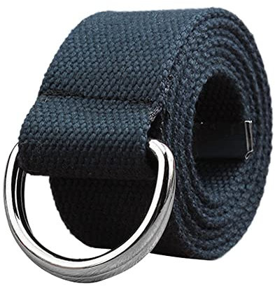 Momolaa Unisex Leinwand GürtelElastischer Stoffgürtel Elastik Flechtgürtel Stoffgürtel Canvasgürtel Gürtel mit Metallschließe Taktischer Gürtel Canvas Belt für Damen und Herren