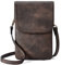 BOSTANTEN Klein Handytasche zum Umhängen, PU Leder Handy Umhängetasche Damen, Handytasche mit Geldbörse zum Umhängen, handtasche damen umhängetasche für Designer Kaffee