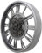Technoline WT1585 rustikale XXL Industrial Wanduhr, 50,5 cm,
