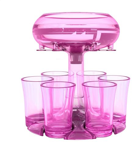 Acryl Schnapsgläser Spender, 6 Schnapsglas Spender Und Halter, Schnapsglasspender Und Halter, Schnapsgläser Und Halter Bar Schussspender Likörspender, Shot Gläser Getränkespender