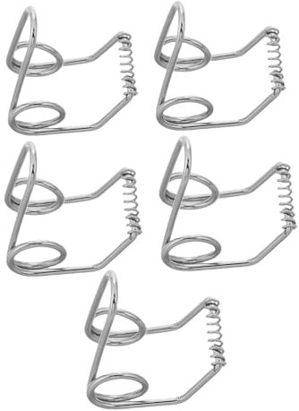 CORHAD 5pcs Trumpet Valve Water Key Spit Spring Tool Nickel-plated Brass Instrument Accessories for Smooth Playability and Firm Attachment Music Training and School Bands