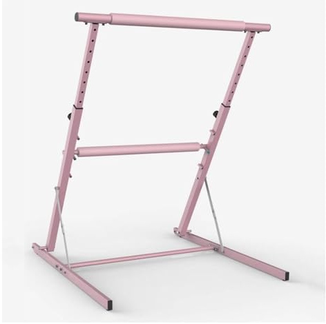 Freestanding Portable Ballet Bar, Adjustable Height 85-115cm Stretch Pole, Foldable Ballet Bar Equipment for Gym Dance Studio, Dance Stretching Training Equipment