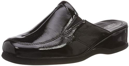 Rohde Pantoufles Mandal pour femme, Multicolore noir laqué 91, 37.5 EU