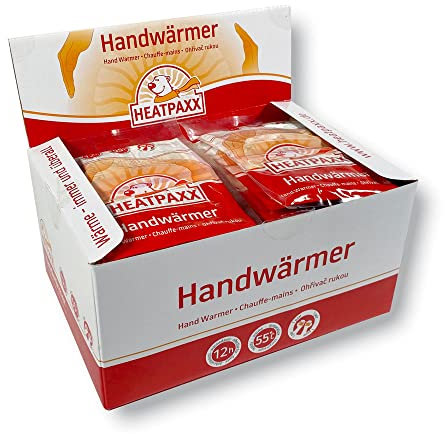 HeatPaxx Handwärmer – 40 Paar – Luftaktivierte Einweg-Wärmepads für Outdoor, Wintersport & Alltag – Bis zu 12 Stunden Wärme